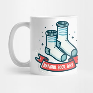 national sock day Mug